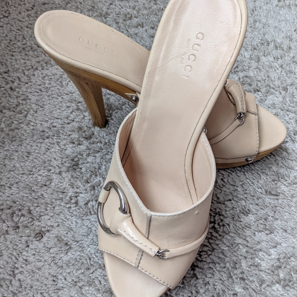 Gucci Shoes Gucci Horsebit Mule Sandal In Blush Poshmark